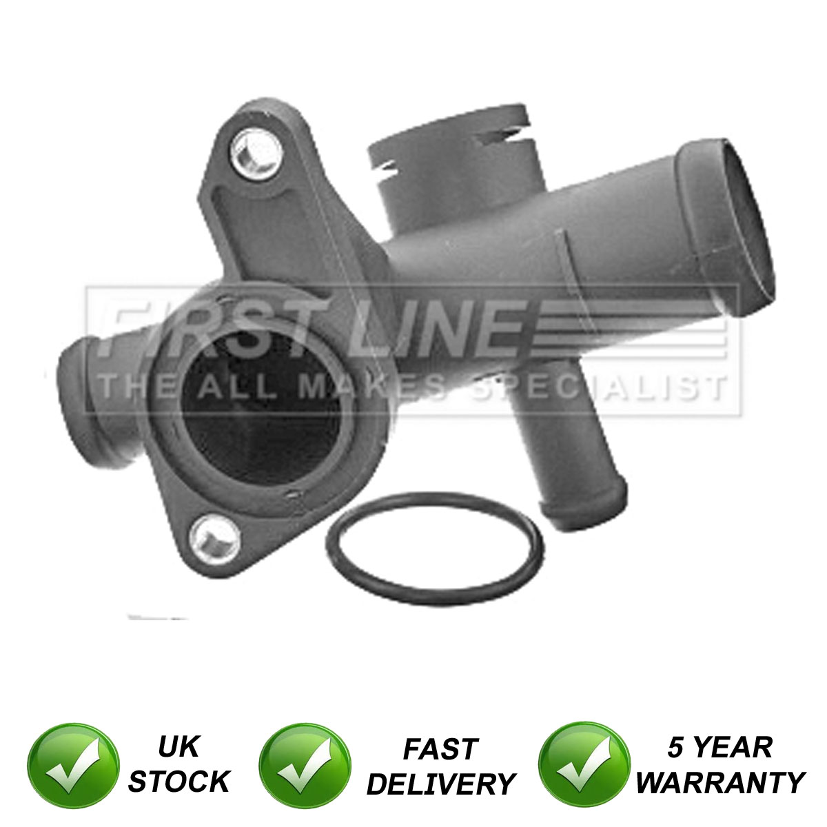 Coolant Flange SJR Fits Audi TT A3 VW Golf Skoda Octavia 1.8 06A121133C ...